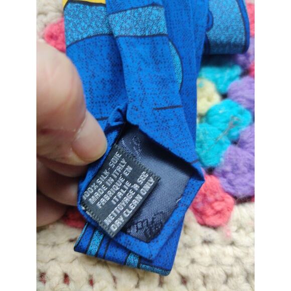 Disney Mickey Mouse Mickey & Co Silk Tie, 100% Silk Made in Italy - Picture 2 of 5